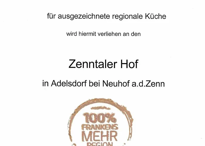 ホテル Zenntaler Hof Neuhof an der Zenn